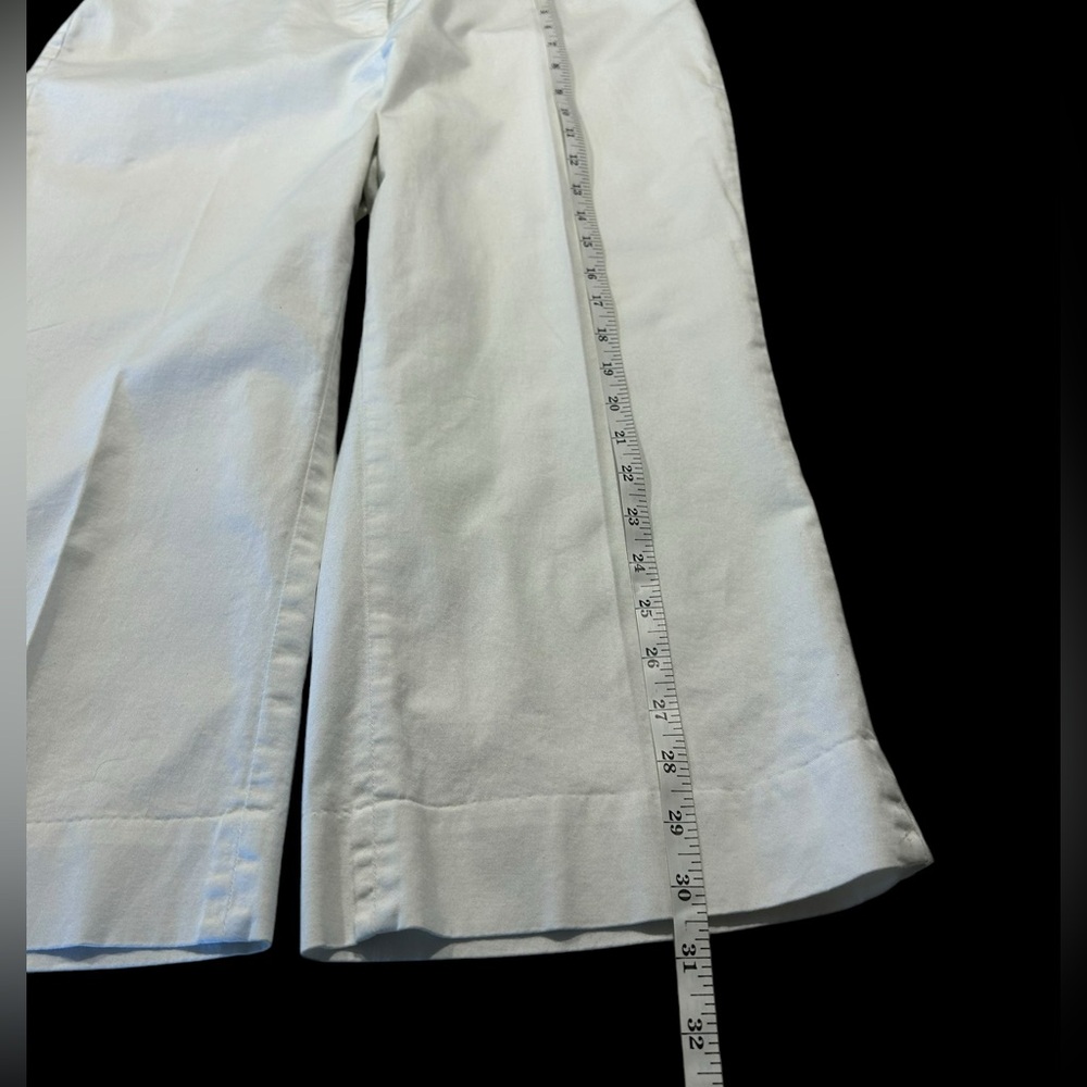 Coldwater Creek white capri pants with wide legs - Picture 9 of 9
